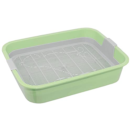 4BIG.fun - Erste Katzentoilette Schalentoilette Katzenklo - perfekt für Kätzchen Katzenbabys Junge Katzen - WC Tray mit Reinigungssieb - stubenrein auch ohne Katzenstreu - Verfügbar in Grün oder Grau 4BIG.fun - Erste Katzentoilette Schalentoilette Katzenklo - perfekt für Kätzchen Katzenbabys Junge Katzen - WC Tray mit Reinigungssieb - stubenrein auch ohne Katzenstreu - Verfügbar in Grün oder Grau von 4BIG.fun