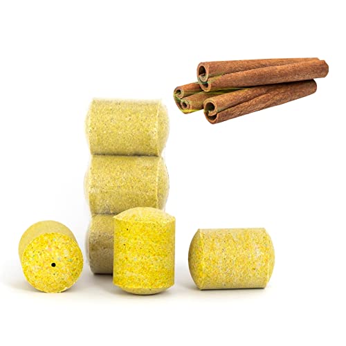 Presskuchen Plankton Ölkuchen Fischköder Angelfutter Makuschatnik-Futterkorb Lockfutter zum Angeln Zimt von 4BIG.fun