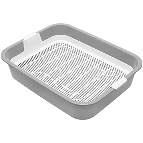Toilette für Kleintiere Kaninchentoilette Kätzchentoilette Kleine Katzenklo für Kitten mit Sieb Nagertoilette Kittens Rabbit Litter Tray Box Small Animal Toilette für Kleintiere Kaninchentoilette Kätzchentoilette Kleine Katzenklo für Kitten mit Sieb Nagertoilette Kittens Rabbit Litter Tray Box Small Animal von 4BIG.fun