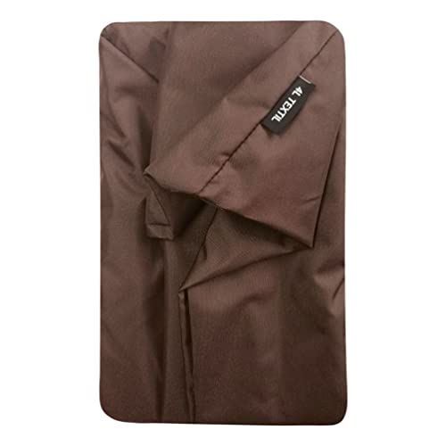 4L Textil Koko Wasserabweisendes Hundebett Bezug abnehmbar und waschbar Hundekorb mittelgroße Hunde Hundekissen flauschig Hundekörbchen Hundesofa (Ersatzbezug(80x60 cm), Braun) von 4L Textil