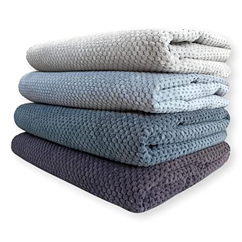 4L Textil Teo Kuscheliges Hundebett Bezug abnehmbar und waschbar Hundekorb mittelgroße Hunde Hundekissen flauschig Hundekörbchen Hundesofa (Ersatzbezug(80x60 cm), Braun/Beige) von 4L Textil