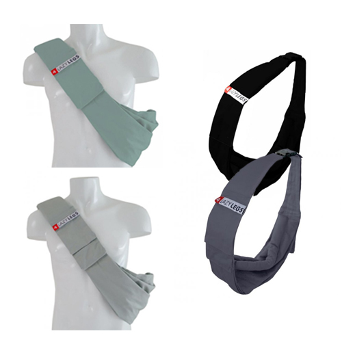 4lazylegs Hundetragebeutel Pocket Canvas - Grau - Standard von 4LazyLegs