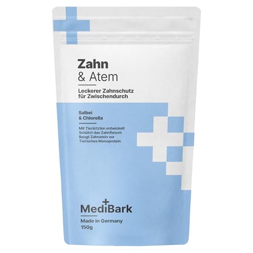 MediBark Zahn & Atem | Premium Zahnfplegesnack | 100% natürlicher Kausnack | Gluten- & Zuckerfrei | Dental Sticks für Zahnpflege & Schutz | beugt Zahnstein & Plaque vor | 150g MediBark Zahn & Atem | Premium Zahnfplegesnack | 100% natürlicher Kausnack | Gluten- & Zuckerfrei | Dental Sticks für Zahnpflege & Schutz | beugt Zahnstein & Plaque vor | 150g von 4barks