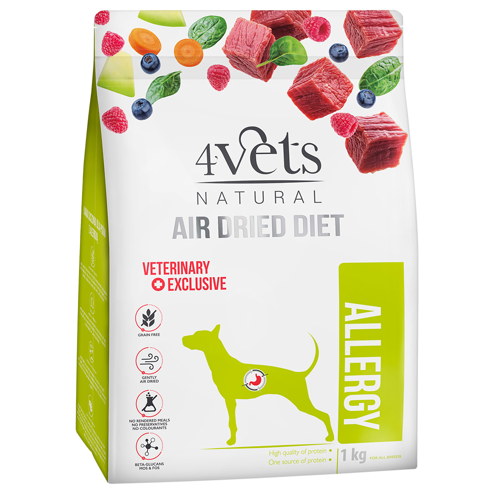 4Vets Natural Allergy Hundetrockenfutter - Sparpaket: 2 x 1 kg von 4vets