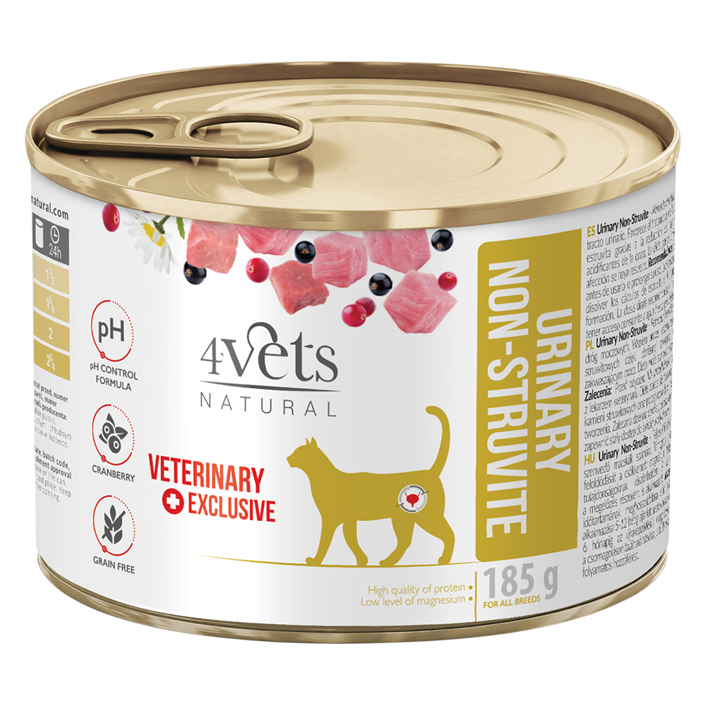 4Vets Natural Katze Urinary - 12 x 185 g von 4vets