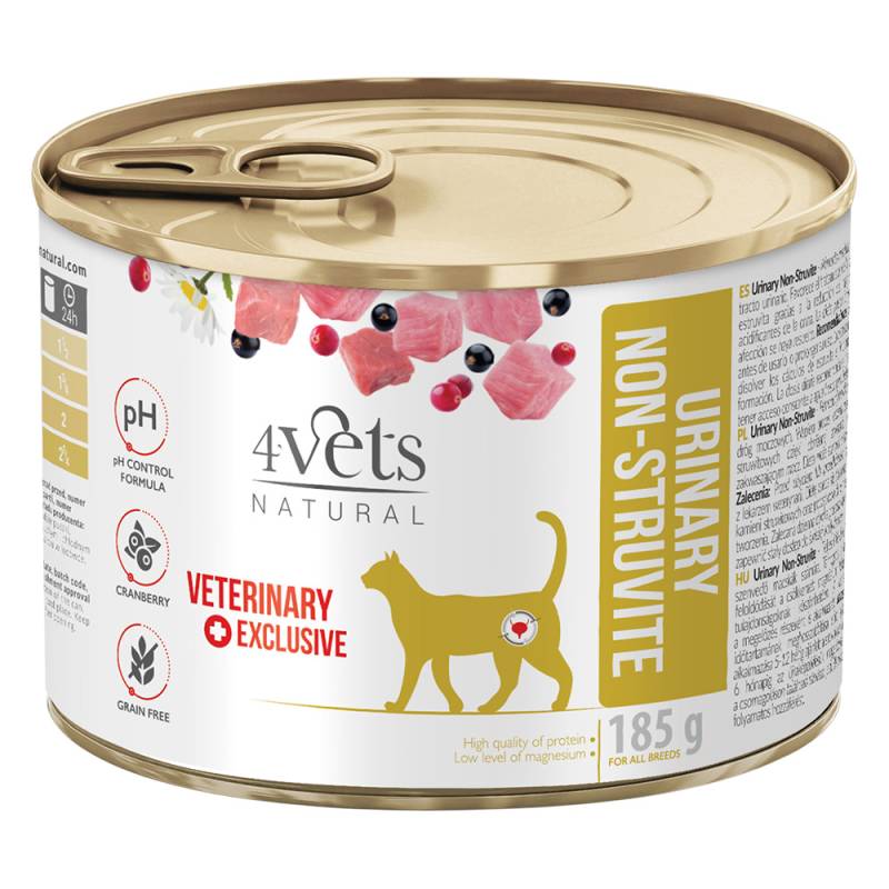 4Vets Natural Katze Urinary - 12 x 185 g von 4vets