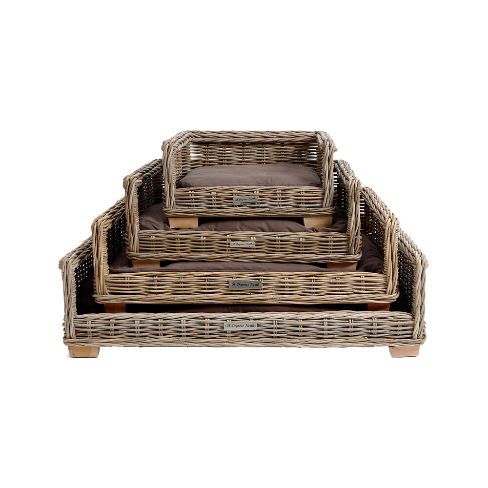 51 Degrees North Rattan Bed - 50 cm von 51 Degrees North