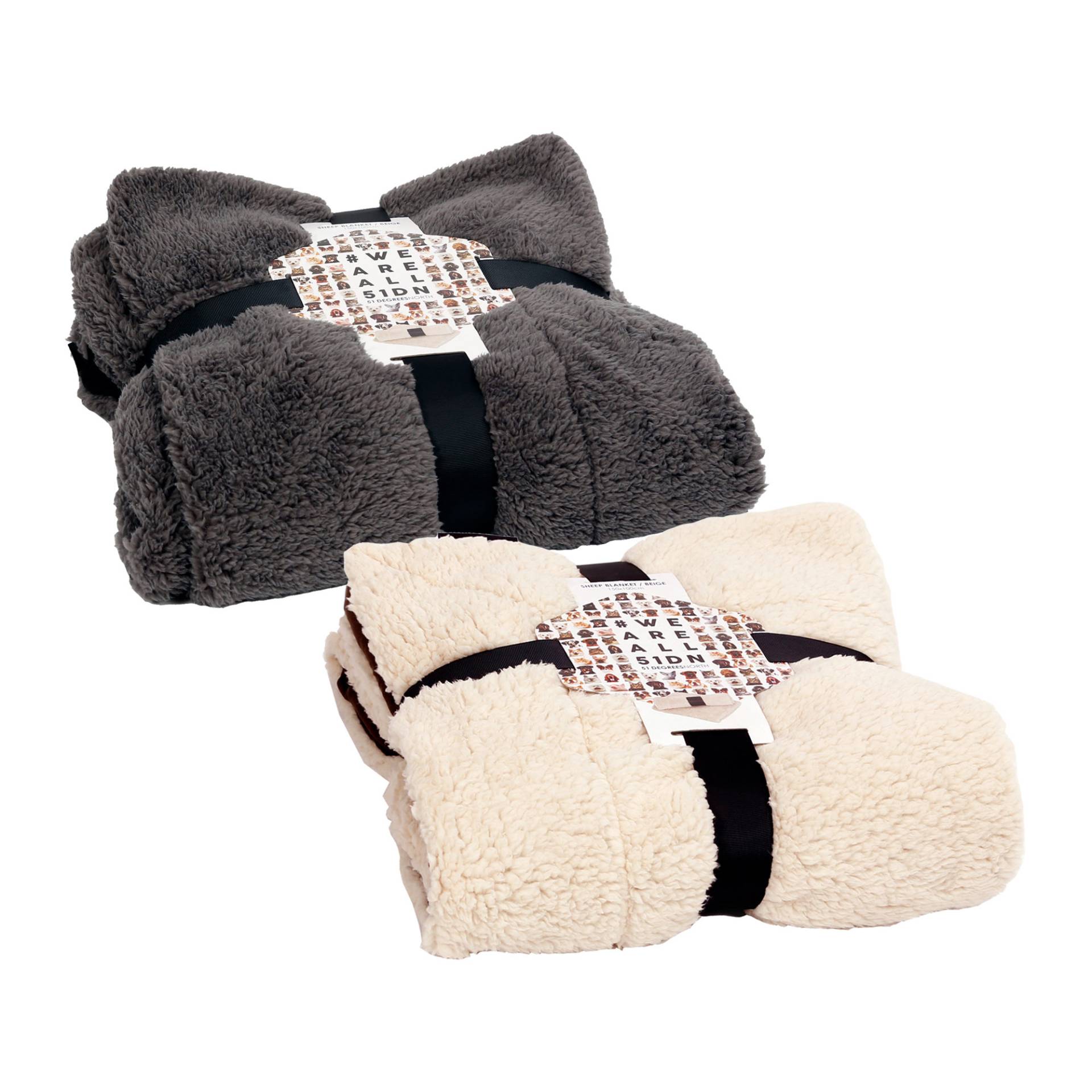 51 Degrees North Sheep Hundedecke - Grau & Schwarz 51 Degrees North Sheep Hundedecke - Grau & Schwarz von 51 Degrees North