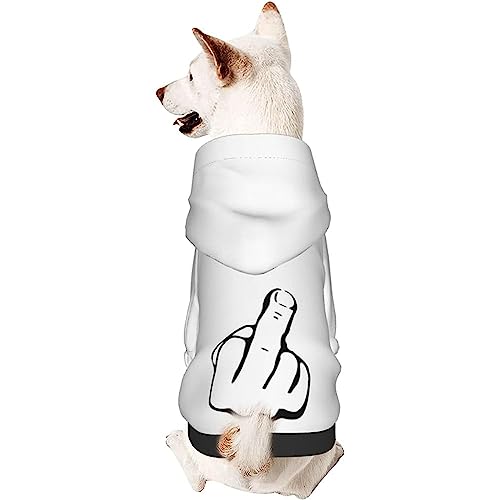 Hund Hoodie, Fick Dich Hoodie Warme Haustierkleidung Für Hunde Atmungsaktiver Haustier Hoodies Für Welpen Mittelgroße Hunde Katze M von 550