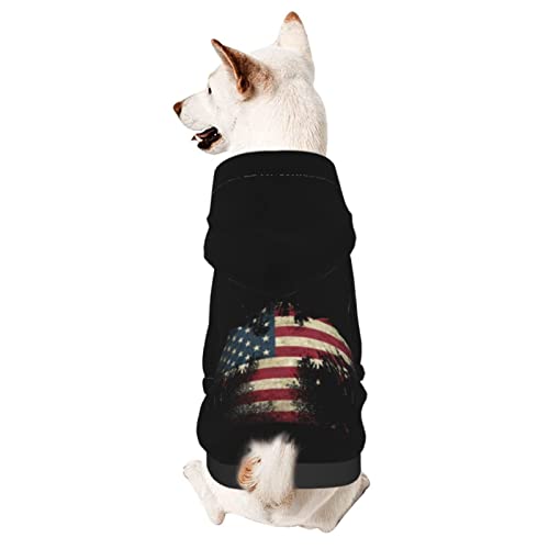 Hund Hoodie, Flagge Hundekleidung Mode Haustierkleidung Für Hunde Atmungsaktiver Hundebekleidung Für Welpen Mittelgroße Hunde Katze L von 550