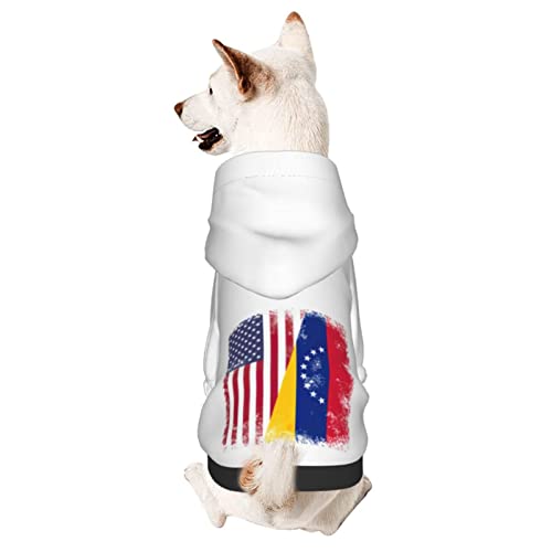 Hund Hoodie, Flagge Venezuelas Kapuzenpullover Warme Kapuzenpulli Für Hunde Mode Haustier Kleidung Für Welpen Mittelgroße Hunde Katze XXL von 550