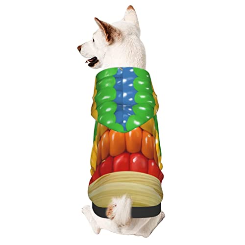 Hund Hoodie, Frisches Reifes Maiskolben-Muster Hundekleidung Mode Haustierkleidung Für Hunde Atmungsaktiver Hoodie Für Welpen Mittelgroße Hunde Katze S von 550