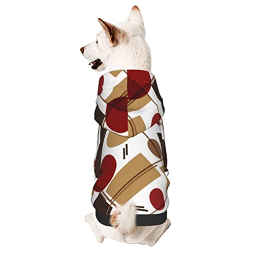 Hund Hoodie, Geometrischer Moderner Tupfen Haustier Hoodies Mode Hundekleidung Atmungsaktiver Haustierkleidung Für Hunde Für Welpen Mittelgroße Hunde Katze S von 550
