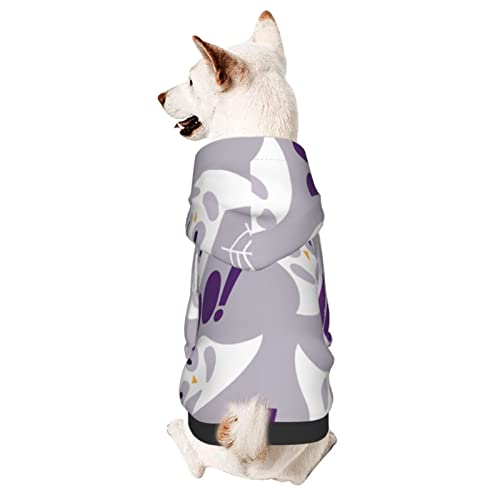 Hund Hoodie, Halloween-Kürbis-Geist Hoodie Mode Zweibein-Kleidung Warme Hunde Kapuzenpullis Für Welpen Mittelgroße Hunde Katze XL von 550