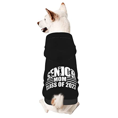 Hund Hoodie, Senior Mom-Klasse Von 2023 Kapuzenpullis Warme Hundekleidung Atmungsaktiver Pet Kleidung Für Welpen Mittelgroße Hunde Katze M von 550