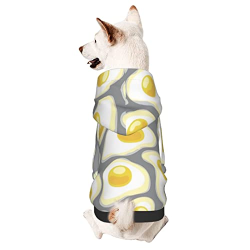 Hund Hoodie, Spiegelei-Muster Haustier Kleidung Mode Hundekleidung Warme Haustierkleidung Für Hunde Für Welpen Mittelgroße Hunde Katze XXL von 550