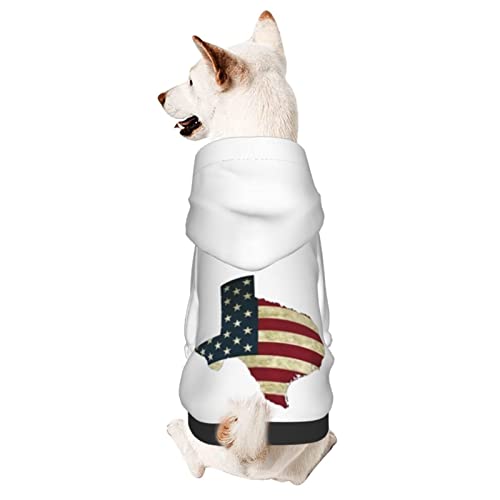 Hund Hoodie, Staatsflagge Von Texas Hunde Kleider Atmungsaktiver Kapuzenpullis Warme Haustier Hoodies Für Welpen Mittelgroße Hunde Katze S von 550