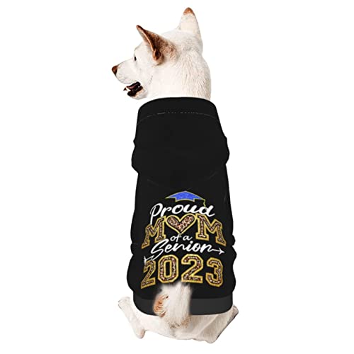 Hund Hoodie, Stolze Mutter Eines Seniors Von 2023 Pet Bekleidung Warme Hundekleidung Atmungsaktiver Haustierkleidung Für Hunde Für Welpen Mittelgroße Hunde Katze XL von 550