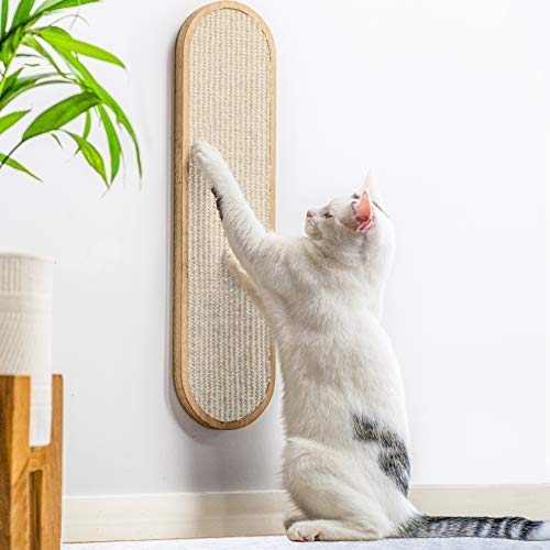 7 Ruby Road Wandmontierter Katzenkratzer - Indoor Katzenkratzbrett Katze Vertikaler Katzenkratzer für Wand - Katzenkratzpad Kratzbaum für Indoor Cat Wall Mounted - Cat Wall Furniture Scratch von 7 Ruby Road