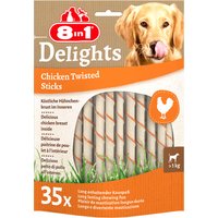 8in1 Delights Twisted Sticks für kleine Hunde Huhn - 2 x 190 g (70 Stück) von 8in1