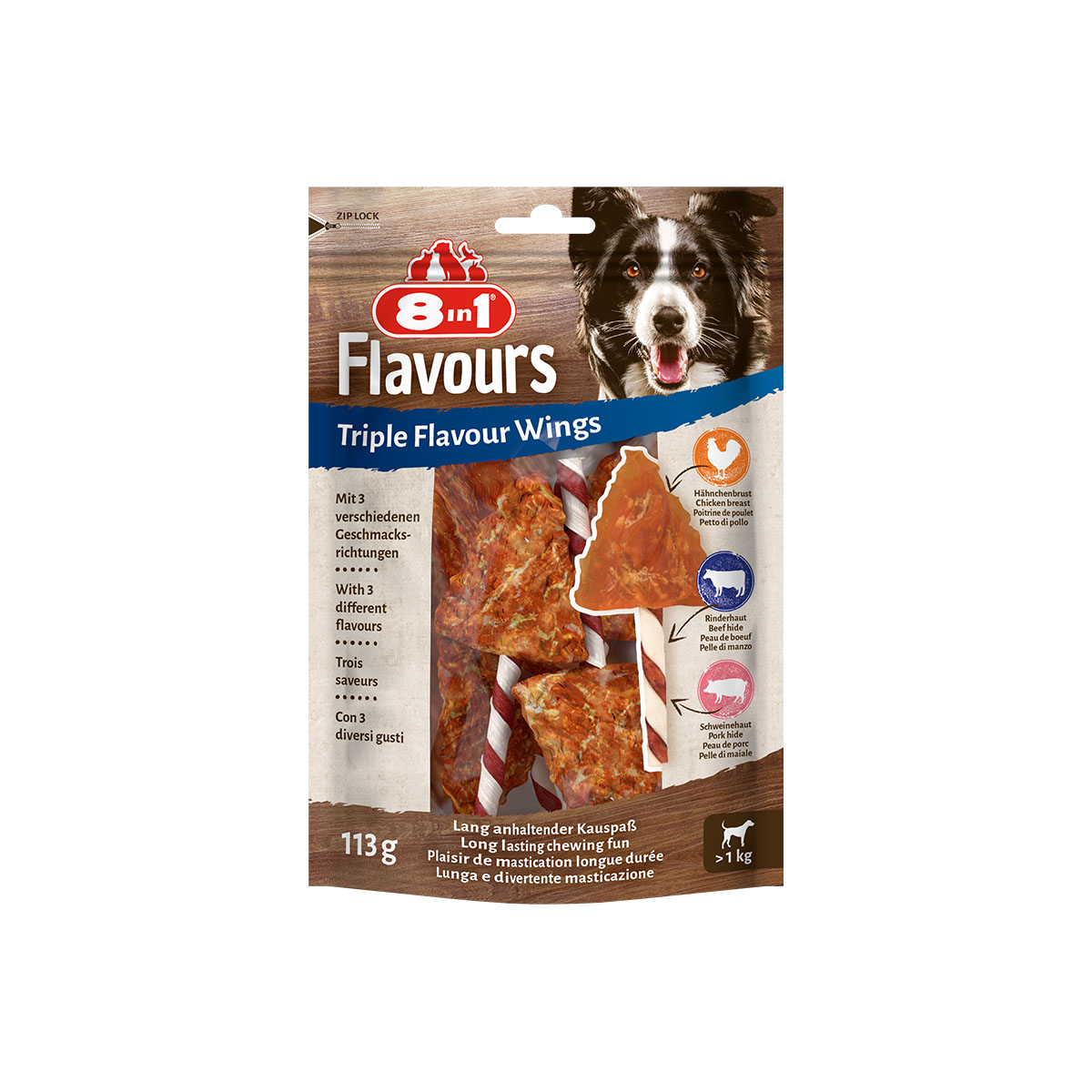 8in1 Triple Flavour Wings 6 Stück 8in1 Triple Flavour Wings 6 Stück von 8in1