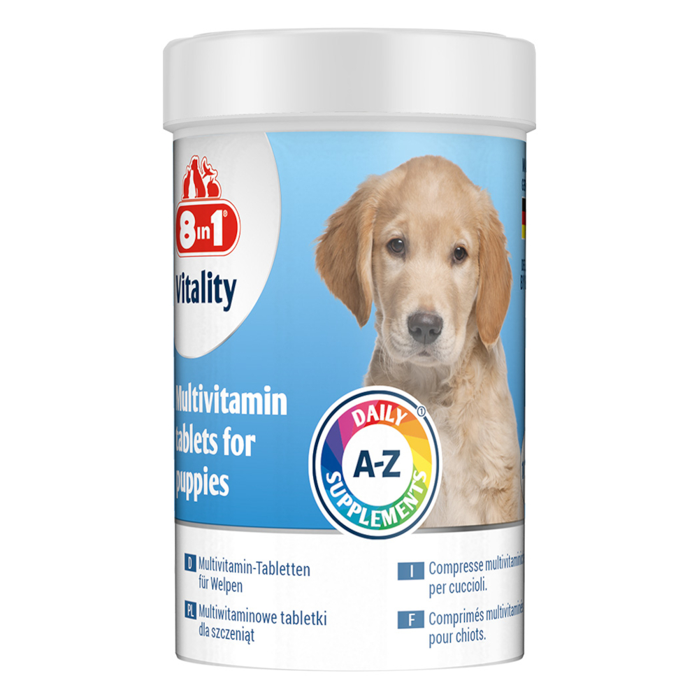 8in1 Vitality Multivitamin-Tabletten Welpe - Sparpaket: 2 x 100 Tabletten von 8in1