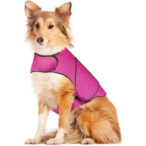 Hundemantel zur Linderung von Angst,Beruhigender Hundemantel, Angstlinderung Verstellbare Angstjacke Hunde-Kapuzenpullover Relieve Nervöser Hund Weste für Feuerwerk Thunder (A, XXL) von 95sCloud-1