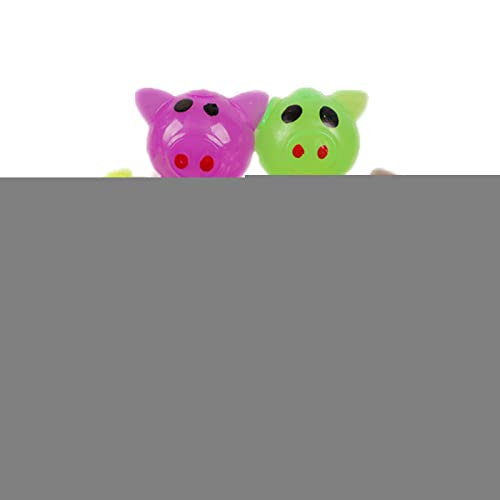 A/A Belüftungsspielzeug Schweinform Splat Ball, Schweinform Belüftungsspielzeug, Schwein Belüftungskugel Dekompressionsspielzeug, Spielzeug, Farbe zufällig von A/A
