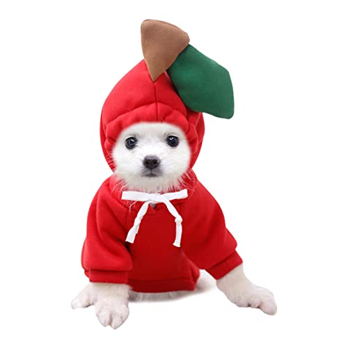 A/A Hundejacke, Banane Ringo Frosch Form Hundekleidung, Warmer Kapuzenpullover für Haustiermode, für kleine mittelgroße große Hunde von A/A