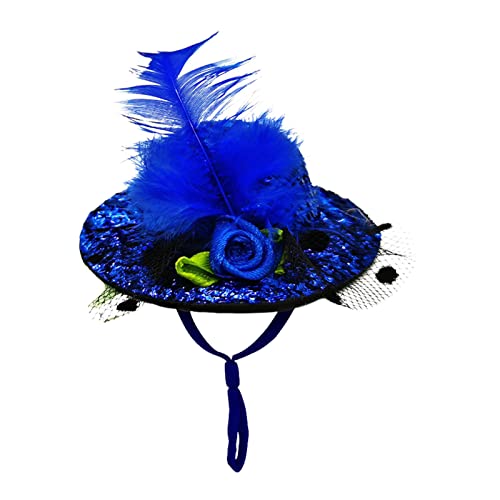 Lustige Hüte für Huhn – verschleißfester Kopfschmuck für Junggesellinnenabschiede, kleiner Hut mit verstellbarem elastischem Kinnriemen für Tierkostüm (lebendige Farbe, zarter Stil) A/a von A/A