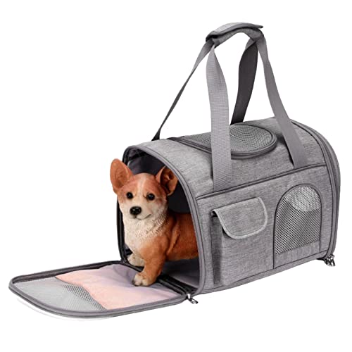 Tragbare Katzentragetasche – Hunderucksack mit waschbarer weicher Polsterung für Komfort | zusammenklappbare Welpentrage für Katzen, kleine Hunde, Kätzchen oder Welpen A/a von A/A