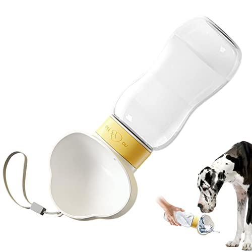 A/R Haustier-Wasserflasche | Auslaufsicherer tragbarer Wassernapf und Futternapf für Hunde - Weit öffnende Wasserflasche für Hunde unterwegs, Welpen-Reise-Wassernapf und tragbarer Wasserspender von A/R