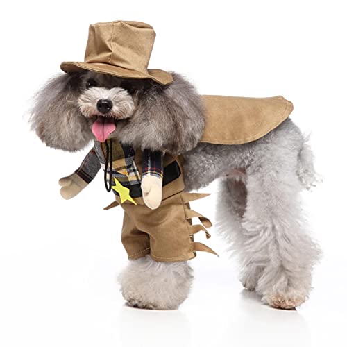 A/R Hundekleidung, Halloween-Kostüme – niedliche Haustier-Cosplay-Kleidung, Haustier-Stand-Outfit, lustiges aufrechtes Outfit für große und extra große Hunde von A/R