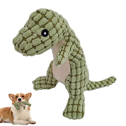 A/R Plüsch-Hundespielzeug, Plüsch-Kauspielzeug für kleine Hunde, Plüsch-Kauspielzeug für aggressive Kauer, niedliche Dinosaurier-Form, Haustierbedarf von A/R