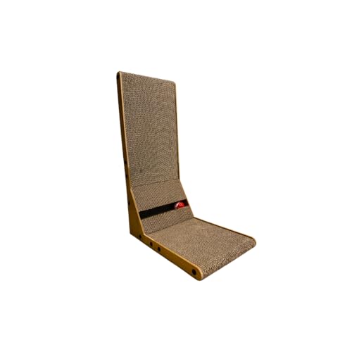 Kratzbaum für Katzen in Form von 60 x 40 x 25 cm, Dicke 3 cm, vertikaler Kratzbaum mit Spielball, aus hochwertigem Karton für Wände und Ecken. Kratzbaum für Katzen in Form von 60 x 40 x 25 cm, Dicke 3 cm, vertikaler Kratzbaum mit Spielball, aus hochwertigem Karton für Wände und Ecken. von A CA MIA