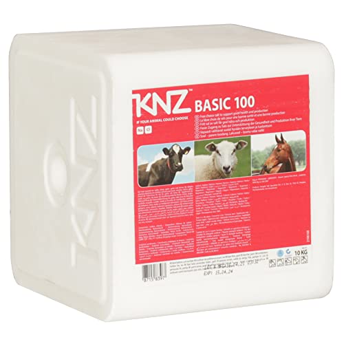 A&G-heute KNZ 10kg Basic 100 Magnum Leckstein Mineralleckstein Mineralsteine Salzleckstein Salz für Rinder Kälber Ziegen Pferde Weiss A&G-heute KNZ 10kg Basic 100 Magnum Leckstein Mineralleckstein Mineralsteine Salzleckstein Salz für Rinder Kälber Ziegen Pferde Weiss von A&G-heute