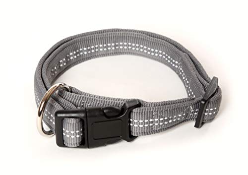 A. Hoffmann GmbH Hundehalsband, Super Soft, Silber, 30-50cm, 20mm, mit Zugentlastung, reflektierend A. Hoffmann GmbH Hundehalsband, Super Soft, Silber, 30-50cm, 20mm, mit Zugentlastung, reflektierend von A. Hoffmann GmbH