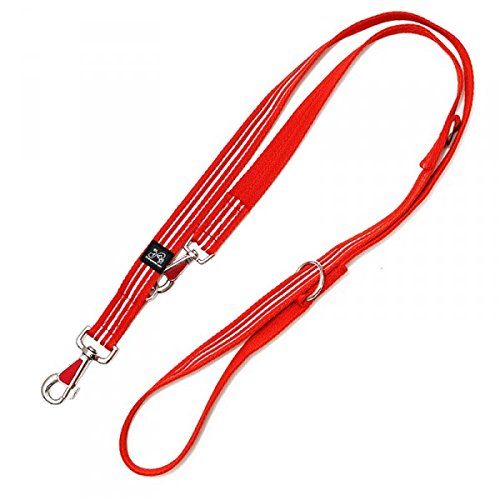 A. Hoffmann GmbH Nylonleine, Führleine Reflexband rot, 3-Fach verstellbar 100-210 cm, 20 mm - passend zu den Feltmann Hundegeschirren A. Hoffmann GmbH Nylonleine, Führleine Reflexband rot, 3-Fach verstellbar 100-210 cm, 20 mm - passend zu den Feltmann Hundegeschirren von A. Hoffmann GmbH
