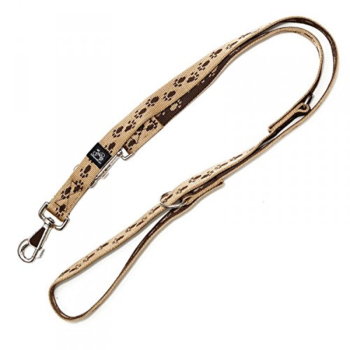 A. Hoffmann GmbH Nylonleine, Führleine beige mit braunen Pfötchen, 3-Fach verstellbar 100-210 cm, 20 mm - passend zu den Feltmann Hundegeschirren A. Hoffmann GmbH Nylonleine, Führleine beige mit braunen Pfötchen, 3-Fach verstellbar 100-210 cm, 20 mm - passend zu den Feltmann Hundegeschirren von A. Hoffmann GmbH