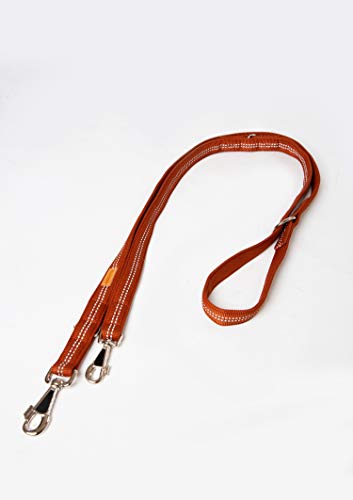 A. Hoffmann GmbH Super Soft Nylonleine, Führleine Cognac, 3-Fach verstellbar 100-210 cm, 25 mm - passend zu den Feltmann Hundegeschirren, inneliegend ausgepolstert, reflektierend A. Hoffmann GmbH Super Soft Nylonleine, Führleine Cognac, 3-Fach verstellbar 100-210 cm, 25 mm - passend zu den Feltmann Hundegeschirren, inneliegend ausgepolstert, reflektierend von A. Hoffmann GmbH