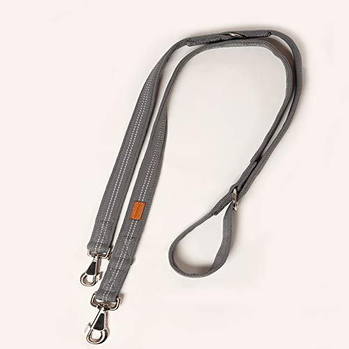 A. Hoffmann GmbH Super Soft Nylonleine, Führleine Silber, 3-Fach verstellbar 100-210 cm, 15 mm - passend zu den Feltmann Hundegeschirren, inneliegend ausgepolstert, reflektierend A. Hoffmann GmbH Super Soft Nylonleine, Führleine Silber, 3-Fach verstellbar 100-210 cm, 15 mm - passend zu den Feltmann Hundegeschirren, inneliegend ausgepolstert, reflektierend von A. Hoffmann GmbH