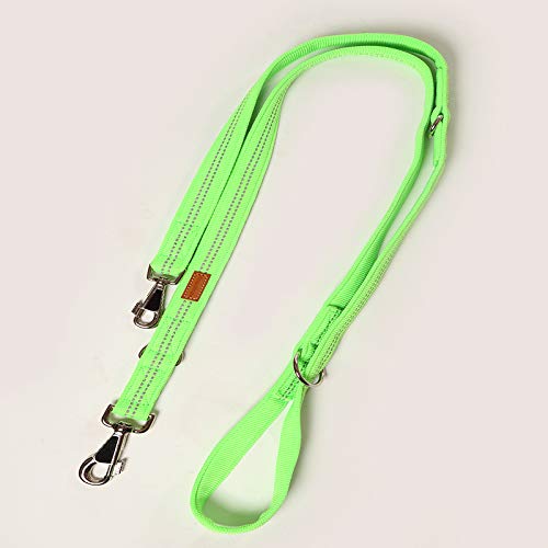A. Hoffmann GmbH Super Soft Nylonleine, Führleine neongrün, 3-Fach verstellbar 100-210 cm, 25 mm - passend zu den Feltmann Hundegeschirren, inneliegend ausgepolstert, reflektierend A. Hoffmann GmbH Super Soft Nylonleine, Führleine neongrün, 3-Fach verstellbar 100-210 cm, 25 mm - passend zu den Feltmann Hundegeschirren, inneliegend ausgepolstert, reflektierend von A. Hoffmann GmbH