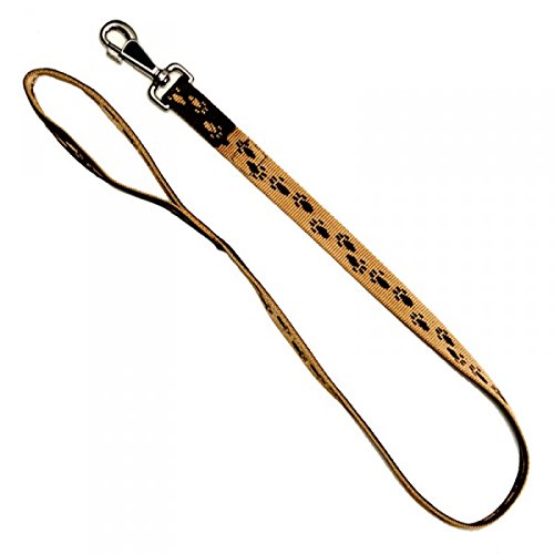 A. Hoffmann GmbH Kurzleine, 1 Meter Hundeleine Beige mit Braunen Pfötchen, 100 cm, 15 mm - passend zu den Feltmann Hundegeschirren A. Hoffmann GmbH Kurzleine, 1 Meter Hundeleine Beige mit Braunen Pfötchen, 100 cm, 15 mm - passend zu den Feltmann Hundegeschirren von A. Hoffmann GmbH
