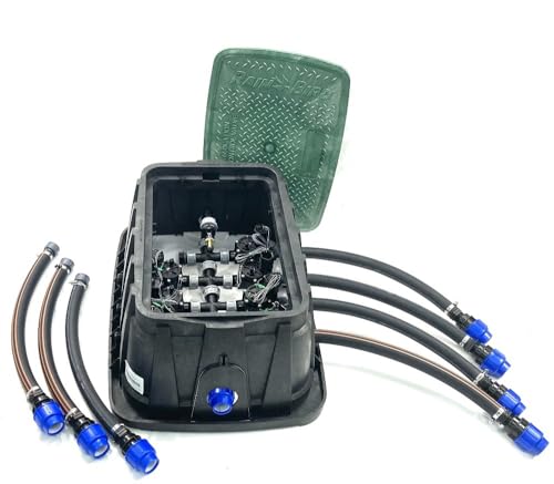 A.N. - Regenengel easystart Premium - vormontierte Ventilbox- Rohranschlüsse in 32 mm 1" (7 Zonen) von A.N. - Regenengel