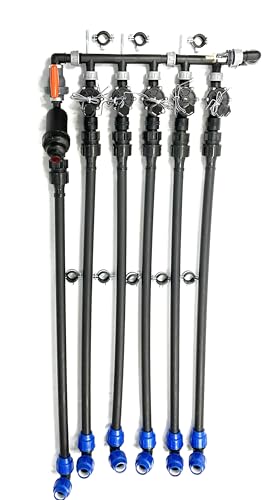 A.N. - Regenengel easystart Verteiler Set Premium Rohranschlüsse 25 mm 3/4" Wandverteiler Verteilerkonstruktion (5 Zonen) von A.N. - Regenengel