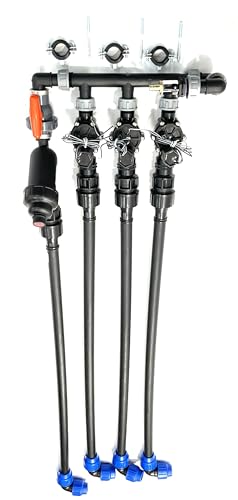 A.N. - Regenengel easystart Verteiler Set Premium Rohranschlüsse 32 mm 1" Wandverteiler Verteilerkonstruktion (3 Zonen) von A.N. - Regenengel