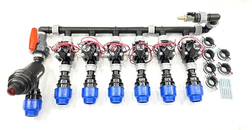 A.N. - Regenengel easystart Verteiler Set Pro Rohranschlüsse 32 mm 1" Wandverteiler Verteilerkonstruktion (6 Zonen) von A.N. - Regenengel