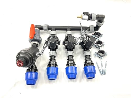A.N. - Regenengel easystart Verteiler Set Pro Rohranschlüsse 32 mm 1" Wandverteiler Verteilerkonstruktion (3 Zonen) von A.N. - Regenengel