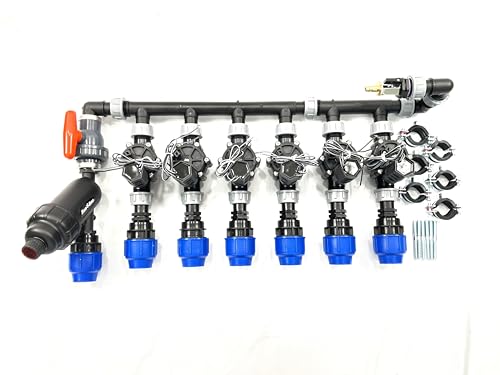 A.N. - Regenengel easystart Verteiler Set Pro Rohranschlüsse 32 mm 1" Wandverteiler Verteilerkonstruktion (6 Zonen) von A.N. - Regenengel