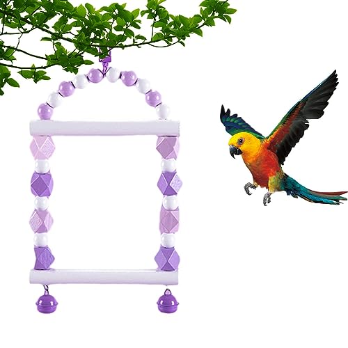 AAKOMA Vogelkletterspielzeug, mehrfarbiges Spielzeug zum Kauen von Papageien und Wellensittichen, Zubehör für Vogelkäfige, Spielzeug für die Mundpflege für Nymphensittiche, Wellensittiche, Papageien, AAKOMA Vogelkletterspielzeug, mehrfarbiges Spielzeug zum Kauen von Papageien und Wellensittichen, Zubehör für Vogelkäfige, Spielzeug für die Mundpflege für Nymphensittiche, Wellensittiche, Papageien, von AAKOMA